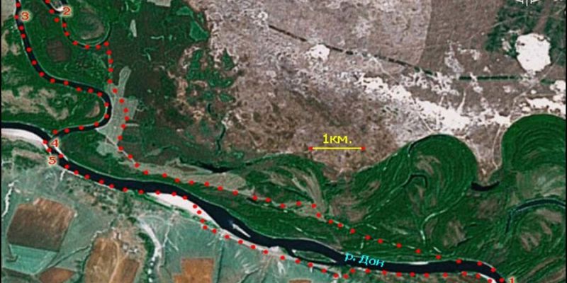Карта рыбалки на Дону и Хопре