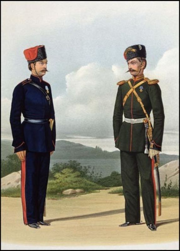 Казак донского войска и Донской Обер-офицер